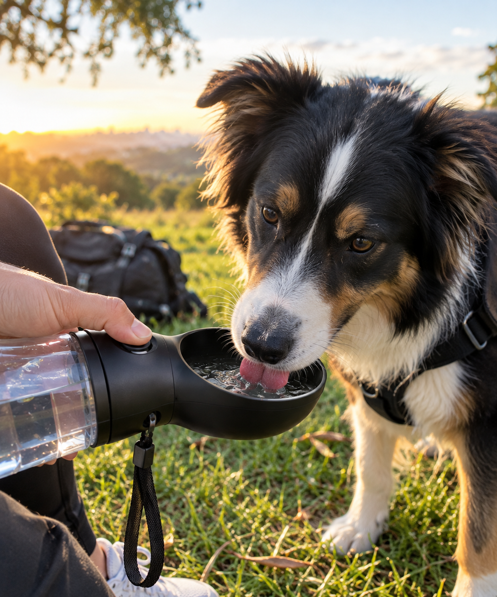 FurFree™ PawSip 2-in-1 Portable Dog Water Bottle