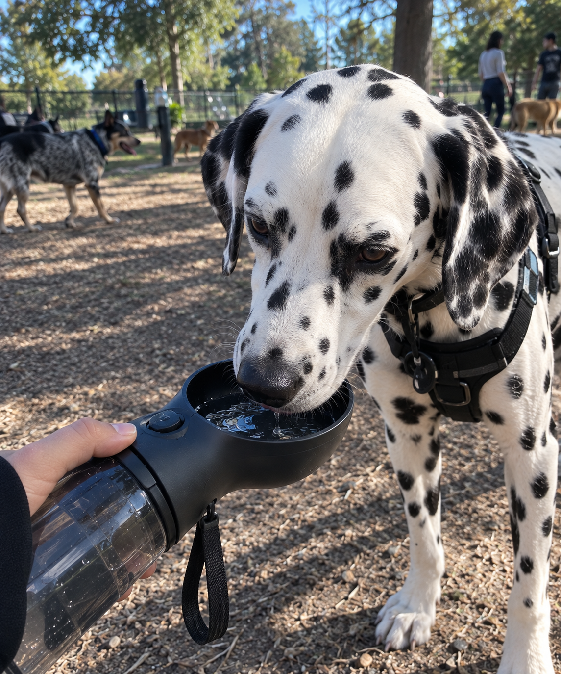 FurFree™ PawSip 2-in-1 Portable Dog Water Bottle