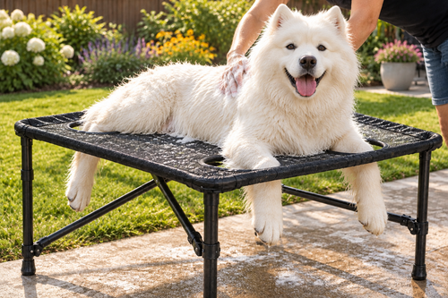 Samoyed front angle